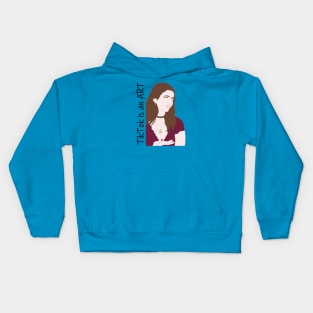 TikTok is an Art Kids Hoodie